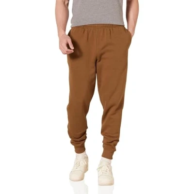 Bild av Amazon Essentials Men&#039;s Joggingbyxa fleece, Kolabrun, L