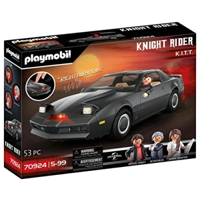 Bild av PLAYMOBIL 70924 Knight Rider K.I.T.T., Med originalljus och ljud, För fans barn, 5 99 år