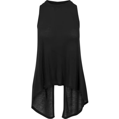 Bild av Urban Classics Ladies HILO Viscose TOP Linne, Storlek: XL, Black