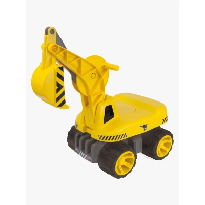 Bild av BIG Spielwarenfabrik 800055811 Power Worker Maxi Grävmaskin med Rörlig Arm och Realistisk Grävfunktion, Mjuka Däck
