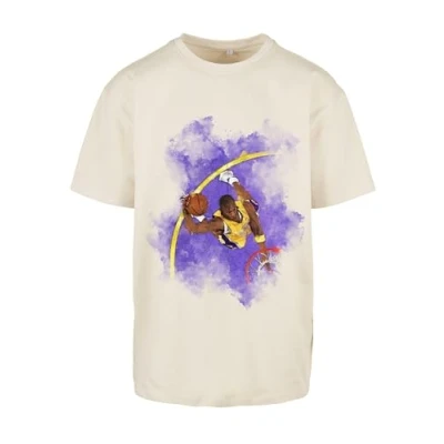 Bild av Upscale by Mister Tee Basketball Clouds 2.0 Oversize Tshirt med print, Storlek: Medium, Sand
