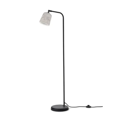 Bild av New Works golvlampa material TBS, vit, marmor, höjd 125 cm