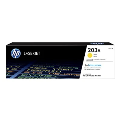 Bild av HP CF542A 203A Original LaserJet Tonerkassett Gul Standard