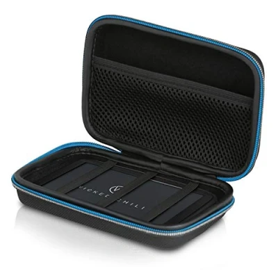 Bild av Wicked Chili Navi Case AntiShock väska kompatibel med Tomtom Start, Go, Via, Trucker, Rider navigationsenheter 4,3/5,0 tum (max. Enhetens mått: 15 x 10 4,5 cm laddningskabel fack skydd stoppning)
