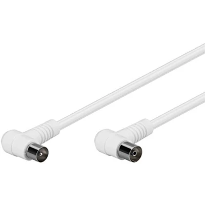 Bild av Pro Antenna cable angled 2x90 (IEC female/male) 80 dB 3.5 m