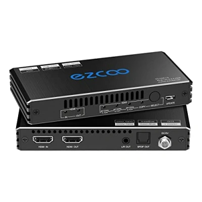 Bild av 4K 120Hz HDMI 2.1 Audio Extractor 8K 60Hz VRR ALLM CEC HDCP2.3 HDR10 Converter utvinna ljud till SPDIF Optisk 7.1/5.1CH, Stereo L/R Breakout D olby Digital Decoder EDID