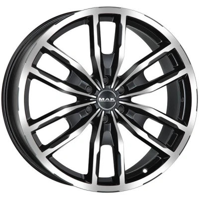 Bild av MAK Peak Black polished 7.5x17 6/135 ET38 B87.1