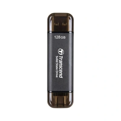 Bild av Transcend Portable SSD ESD310C 128 GB Type A/Type C kompatibel PS4/PS5 TS128GESD310C