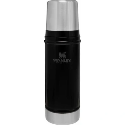 Bild av Stanley Classic Legendary Termosflaska 0.47L Matte Black BPA Fri Termos I Rostfritt Stål Håller Kallt/Varmt 15 H Läckagesäkert Lock, Fungerar Som Mugg Tål Maskindisk