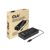 Bild av Club 3D CSV 1595 docking station USB C 3.2 Gen 1 2 x HDMI GigE