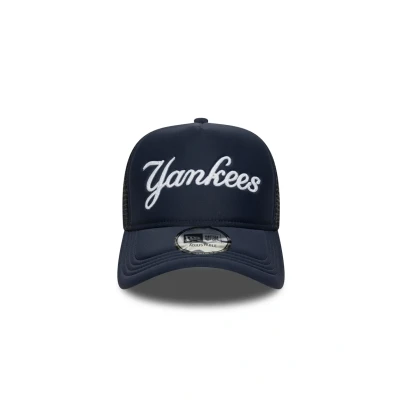 Bild av New Era Script Trucker Unisex Keps, Storlek: One Size, Navy