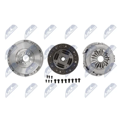 Bild av NTY NZS FR 004 Kit d&#039;embrayage avec mécanisme d&#039;embrayage, sans butée hydraulique volant moteur, disque FORD: Transit Mk6 Van