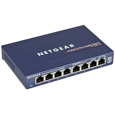Bild av NETGEAR GS108GE 8 portars Gigabit Ethernet Switch ProSAFE Livstidsgaranti