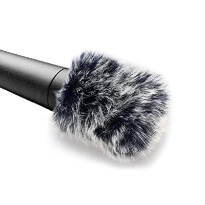 Bild av mikrofon lurvig vindruta vindjammer för SM57 anpassat popfilter vindstopp Kompatibel med Shure SM 57 kardioid dynamiskt instrument av YOUSHARES