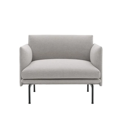 Bild av Muuto Outline Chair Lounge stol Clay 12 W88 x D84 H71 SH40 cm