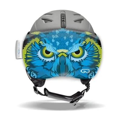 Bild av Soggle vizor visir skydd för visirhjälmar (skidhjälmar), färg: owl blå