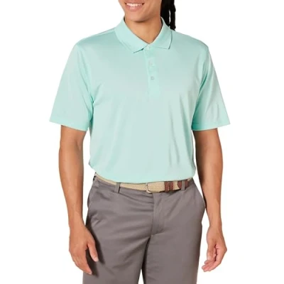 Bild av Amazon Essentials Men&#039;s Golftröja med normal passform snabbtorkande (finns i Big &amp; Tall), Blekt havsblå, L