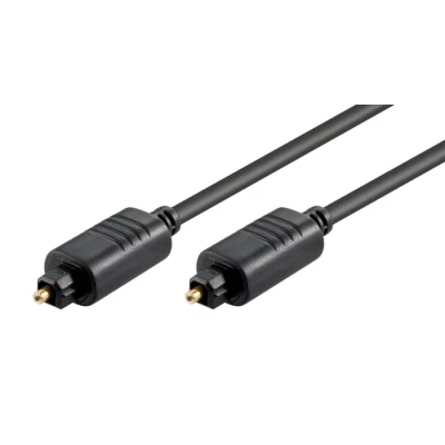 Bild av Goobay 51222 optisk kabel, svart, 5 mm diameter, 3 m kabellängd