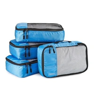 Bild av Amazon Basics Packningskuber, S (set i 4 delar), himmelsblå