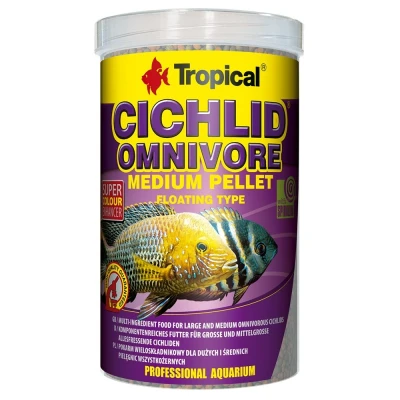 Bild av Tropical Cichlid Omnivore Medium Pellet 1000 ml