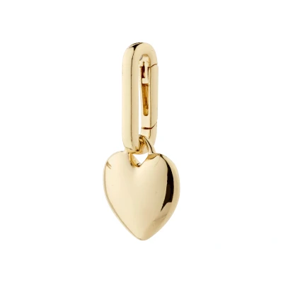 Bild av Pilgrim Charm Recycled Heart Pendant Unisex Berlocker goldcoloured, Storlek: One Size, Gold coloured