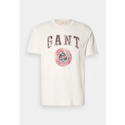 Bild av GANT Graphic Tshirt med print, Storlek: Medium, Cream