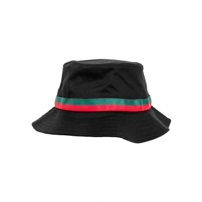 Bild av Flexfit Bucket Hatt, Storlek: One Size, Black/firered/green