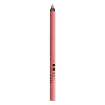 Bild av NYX Professional Makeup Lipliner, matt finish, kyss och färgfast samt torkfast, långvarig, Line Loud, 04 Born To Hustle