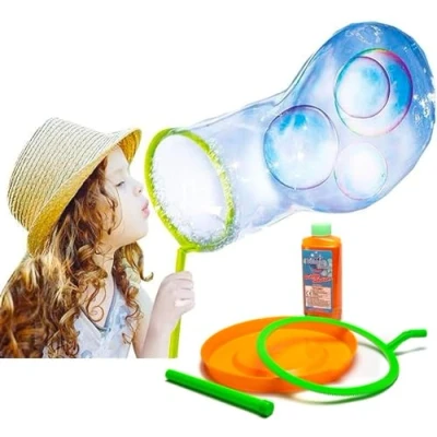 Bild av Toyland® enorma såpbubblor set/vätska skapa bubblor utomhusleksaker trädgårdsspel (bubbel set)
