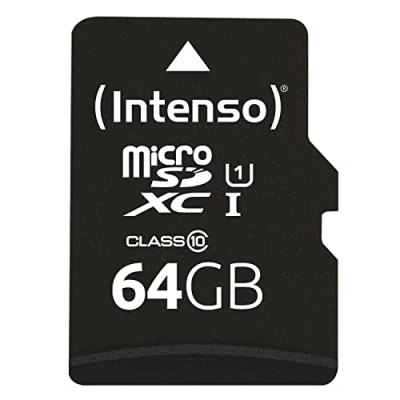 Bild av Intenso 3423490 MicroSDXC Klass 10 UHS I Minneskort, 64 GB