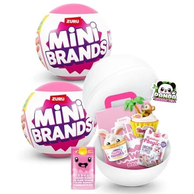 Bild av Mini Brands Kawaii kapsel av ZURU, Surprise samlarobjekt minis, blind förpackning, japanska (2 kapslar)