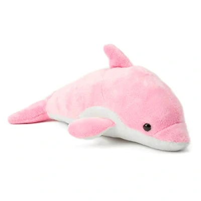 Bild av Zappi Co mjuk gosig plyschleksak för barn perfekt lektid följeslagare (1215 cm/56 tum) (rosa delfin)