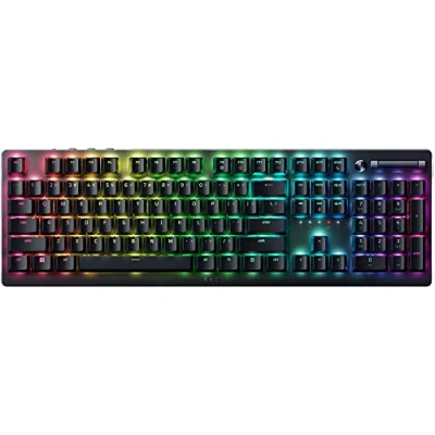 Bild av Razer DeathStalker V2 Pro (röd switch) Trådlöst optiskt speltangentbord med låg profil (linjära optiska switchar, HyperSpeed Wireless, Bluetooth, Laser Etsed Keycaps) Nordic Layout Svart