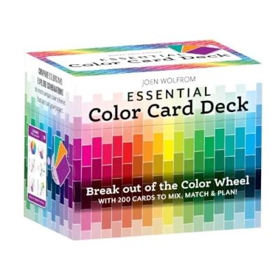 Bild av Essential Color Card Deck: Break out the Wheel with 200 Cards to Mix, Match &amp; Plan! Includes Hues, Tints, Tones, Shades Values