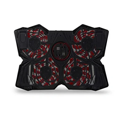 Bild av SureFire Bora Gaming Laptop Cooling Pad, laptopkylare 1217 tum, kyldyna för bärbar dator, bärbara datorer upp till 17 extern laptopfläkt 1200 varv/min, max 26 dBA, röd