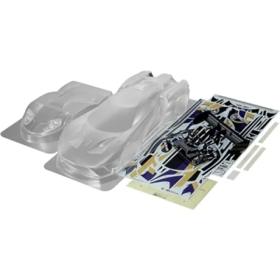 Bild av Tamiya 51664 karosssats Ford GT Mk.II 2020. Tillbehör för fjärrstyrd bil, reservkaross, RC, modelltillverkning, flerfärgad