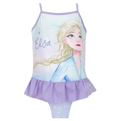 Bild av Disney Badkläder för Tjejer Frozen Baddräkt Elsa Flickors Blå 110