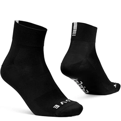 Bild av GripGrab Lightweight SL Performance sommar cykling strumpor 1 och 3 pack Eyecatching 2 längder cykelstrumpor långa korta