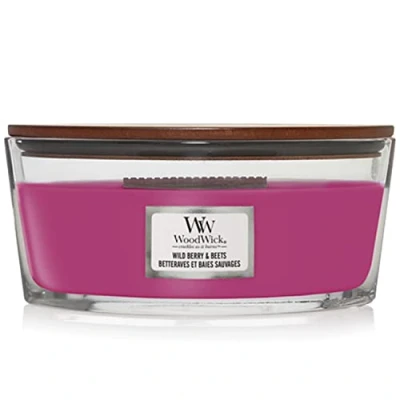 Bild av WoodWick Wild Berry &amp; Beets, Ellips, Mint, Ekträ, Orange, Orris, Patchouli, Hallon, Jordgubbs, 1 styck