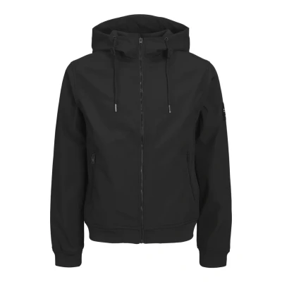 Bild av Jack &amp; Jones Softshelljacka med huva för män (plus storlek)