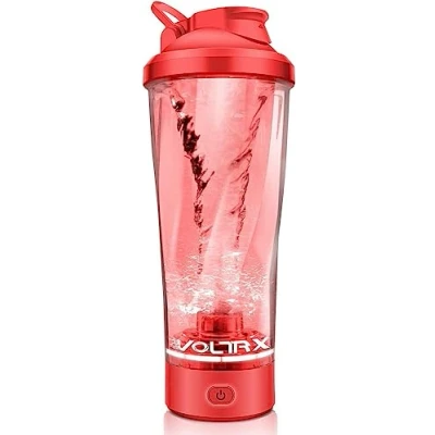 Bild av VOLTRX Premium elektrisk proteinblandare flaska, tillverkad med Tritan BPA fri 640 ml Vortex bärbar mixkopp/USB C uppladdningsbara shaker koppar för proteinshakes