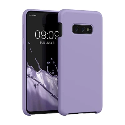 Bild av kwmobile fodral kompatibelt med Samsung Galaxy S10e TPU silikon telefonskydd mjuk finish violett lila