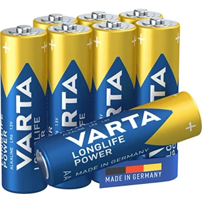 Bild av VARTA Longlife Power AA Mignon LR6 batteri (6 2 pack) alkaliskt Made in Germany perfekt för leksaker ficklampa Controller och andra batteridrivna enheter