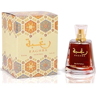 Bild av Lattafa, Raghba Eau de Parfum, 100 ml, arabisk doft med oud, mysk och vanilj