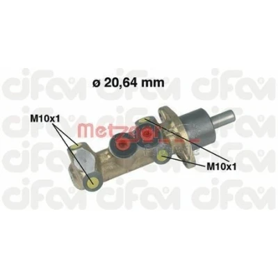 Bild av METZGER 202 044 Huvudbromscylinder 20,6mm CIFAM