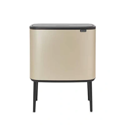 Bild av Brabantia Bo Touch Bin, Champagne, 2 innerhinkar (11 + 23L)