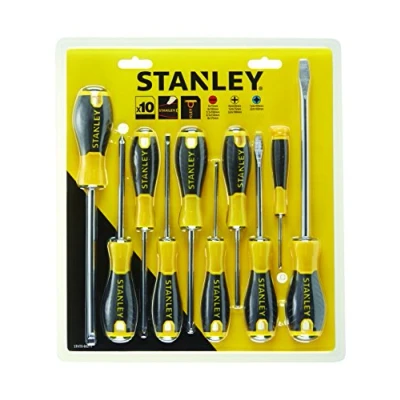 Bild av STANLEY STHT0 60211 Essential Skruvmejsel Set Gul (10 delad)