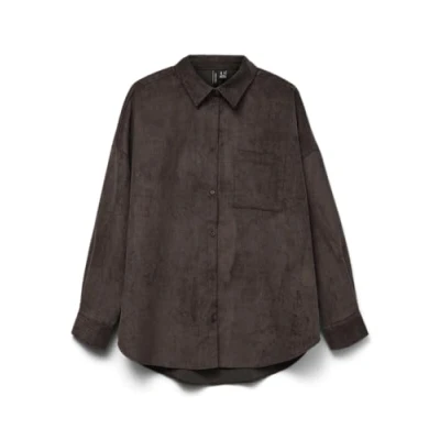 Bild av Vero Moda CORD Sanne Blus, Storlek: Small, Chocolate torte