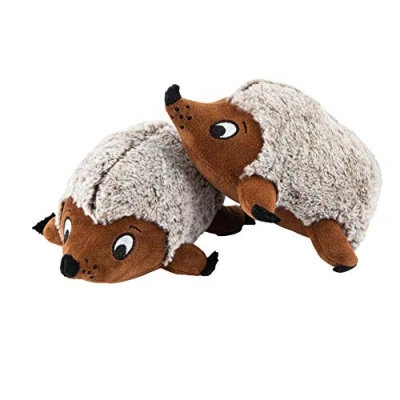Bild av JOYELF Plyschpip hundleksak, 2 pack medium igelkott leksak för små och medelstora hundar