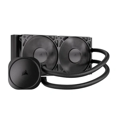 Bild av CORSAIR NAUTILUS 240 RS CPU Vätskekylare 240mm AIO Tystgående Direktanslutning för Moderkort Enkel Seriekoppling Intel LGA 1851/1700, AMD AM5/AM4 2x RS120 Fläktar Ingår Svart